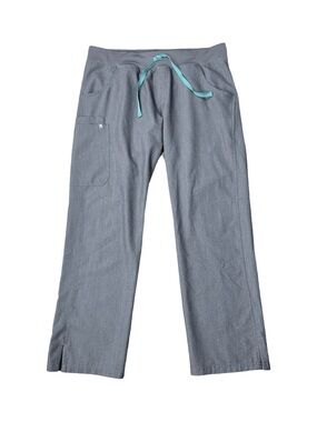 Figs Women's Kade Cargo Scrub Pants Size L Gray